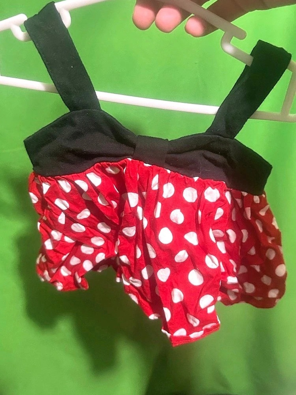Girls' Red & White Polka Dot Dress 0-3months